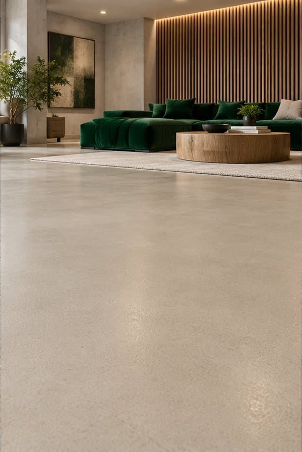 Original residential epoxy floors design illustration